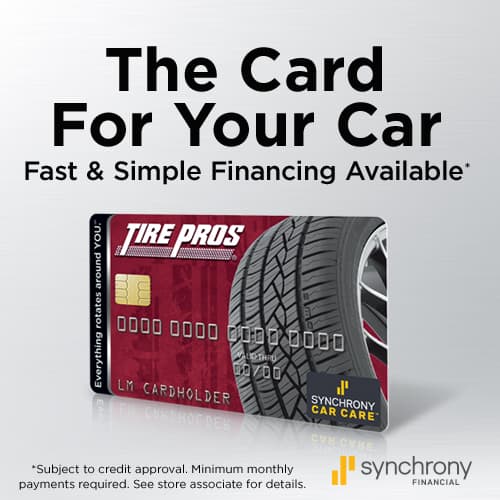 Tire Pros Financing available at Edge Tire Pros!